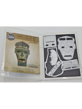 Sizzix Tim Holtz Monster 660959 Thinlits 6 Dies Retired Halloween Frankenstein